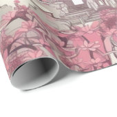 Papier Cadeau Jardins orientaux (Coin rond)