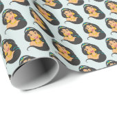 Papier Cadeau Jasmine Wrapping Paper (Coin rond)