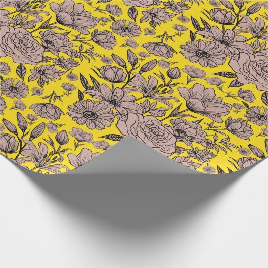 Papier Cadeau jaune (Coin)