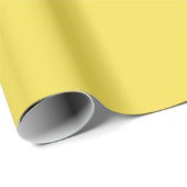 Papier Cadeau Jaune (Coin rond)