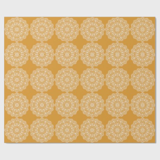 Papier Cadeau Jaune blanc Jaune moderne   (Plat)