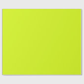 Papier Cadeau Jaune Chartreuse uni (Plat)