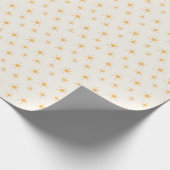 Papier Cadeau Jaune clair Abstrait Soleil Moderne Boho Enveloppe (Coin)