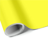 Papier Cadeau Jaune clair (couleur solide) (Coin rond)