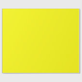 Papier Cadeau Jaune clair (couleur solide) (Plat)