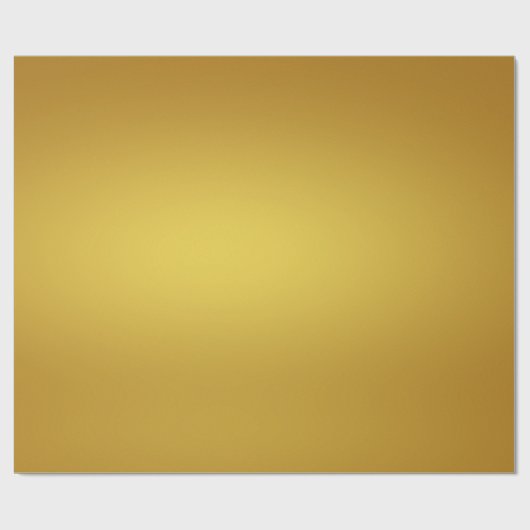 papier cadeau | Jaune doré (Plat)