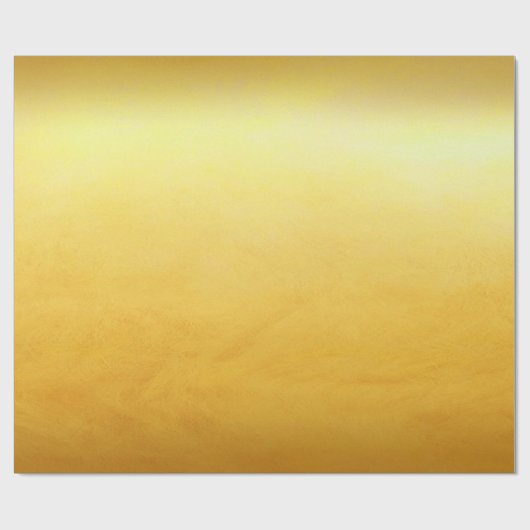 Papier Cadeau Jaune dorée (Plat)