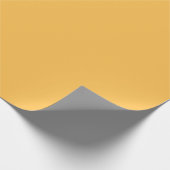 Papier Cadeau Jaune dorée Jaune, Couleur Solide Lumineuse (Coin)