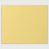 Papier Cadeau Jaune en pastel (Plat)