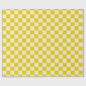 Papier Cadeau Jaune et beige (Plat)