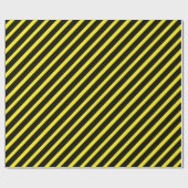 Papier Cadeau Jaune et Noir triés (Plat)