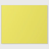 Papier Cadeau Jaune jonquille (Plat)