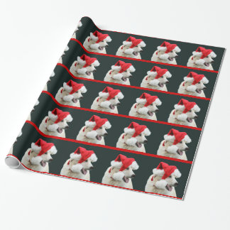 Papier Cadeau Jaune labrador récupérateur Noël