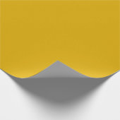 Papier Cadeau Jaune Moutarde Uni (Coin)