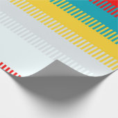 Papier Cadeau Jaune rouge bleu clair jaune vert Abstrait Motif e (Coin)