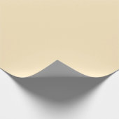 Papier Cadeau Jaune Uni Minimal #FFECC2 (Coin)