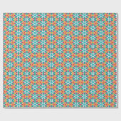 Papier Cadeau Jaune violet rouge vert (Plat)