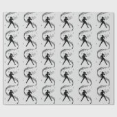 Papier Cadeau Jazz Dance Silver Music (Plat)