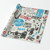 Papier Cadeau jazz doodmix (Déroulé)