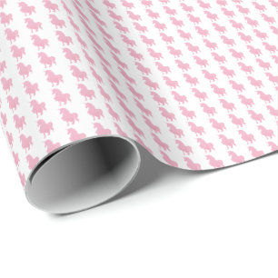 Papier Cadeau Je crois en la licorne rose invisible.