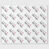 Papier Cadeau Je déménage à New York (Plat)