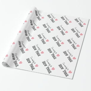 Papier Cadeau Je déménage à New York