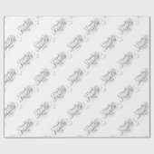 Papier Cadeau Je demeure dans la possibilité - citation d'Emily (Plat)