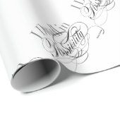 Papier Cadeau Je demeure dans la possibilité - citation d'Emily (Coin rond)