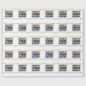 PAPIER CADEAU JE DENTIFIE EN TANT QUE BIDENARY FUNNY BIDEN BIDEN (Plat)