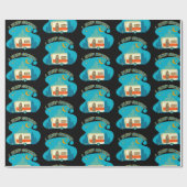 Papier Cadeau Je Dors Autour Du Camper Van Camper Explorer Campi (Plat)