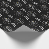 Papier Cadeau Je l'aime la 30ème fête d'anniversaire de rotation (Coin)