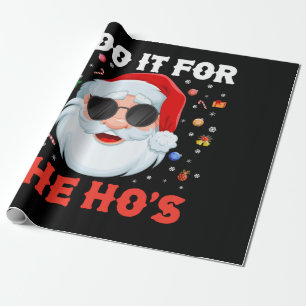 Papier Cadeau Je le fais pour le Noël Drôle de Ho's
