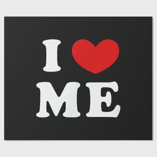 PAPIER CADEAU JE M'AIME (Plat)