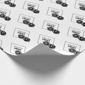 Papier Cadeau Je me sens chanceuse, fille chanceuse, fille chanc (Coin)