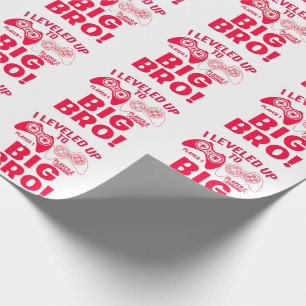 PAPIER CADEAU "JE ME SUIS LEVÉ JUSQU'À GRAND BRO !