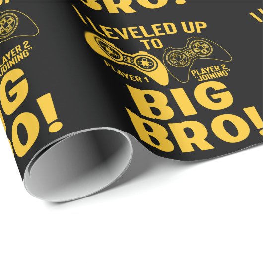 Papier Cadeau Je Me Suis Rendu À Big Bro (Coin rond)