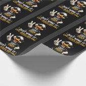 Papier Cadeau Je m'en fiche du canard (Coin)