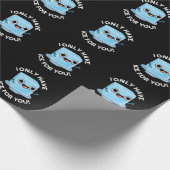 Papier Cadeau Je N'Ai Que De La Glace Pour Vous Drôle Jeu D'Oeil (Coin)