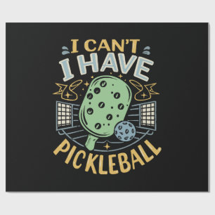 Papier Cadeau Je ne peux pas avoir de pickleball