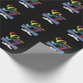 Papier Cadeau "Je ne suis pas gay, mais mon ami" (Coin)