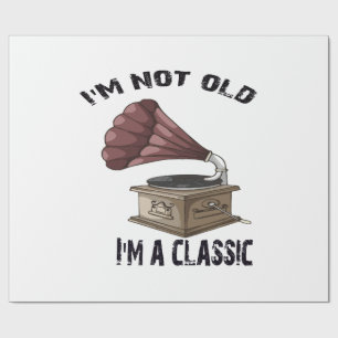 Papier Cadeau Je ne suis pas vieux, je suis classique
