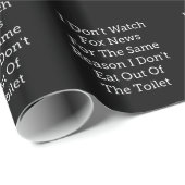 Papier Cadeau Je n'observe pas des nouvelles de renard pour la (Coin rond)