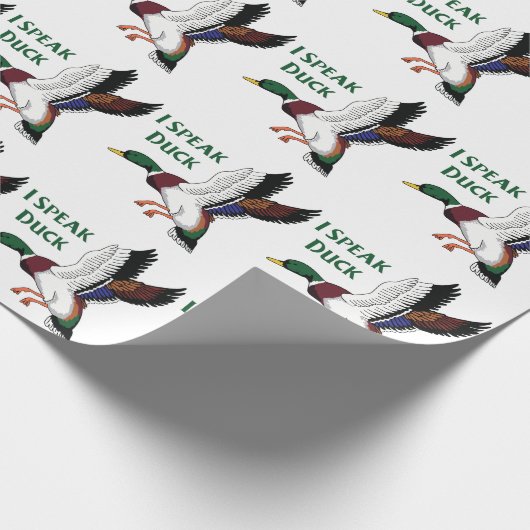 Papier Cadeau Je parle canard (Coin)
