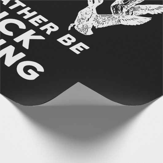 Papier Cadeau Je Préfère Chasse Au Canard Chasse Costume Amoureu (Coin)