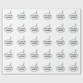 Papier Cadeau Je préfère être jardiné (Plat)