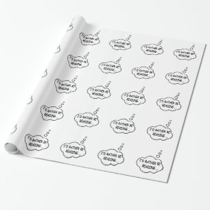 Papier Cadeau Je préfère lire