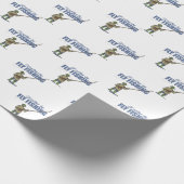 Papier Cadeau Je préfère pêcher à la mouche (Coin)