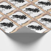 Papier Cadeau Je Préférerais Faire Du Cheval !Équestre (Coin)