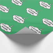 Papier Cadeau Je préférerais marcher (Coin)