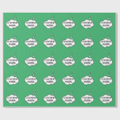 Papier Cadeau Je préférerais marcher (Plat)